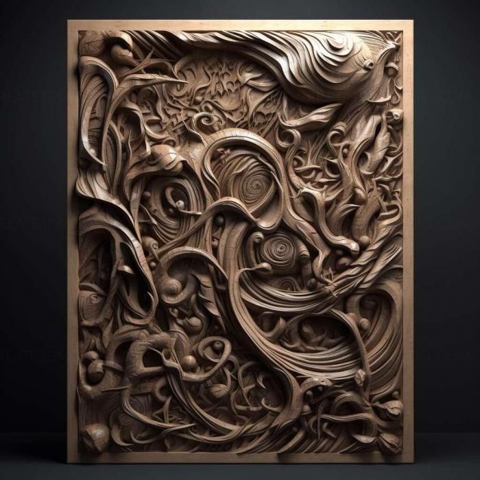 نموذج ثلاثي الأبعاد لآلة CNC 3D Art 